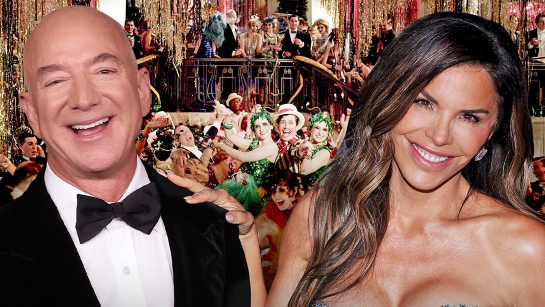 Bezos/Sanchez Wedding Feature 'gatsby' cocktail party


